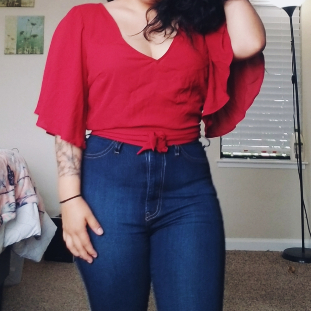 Red blouse  EXPRESS